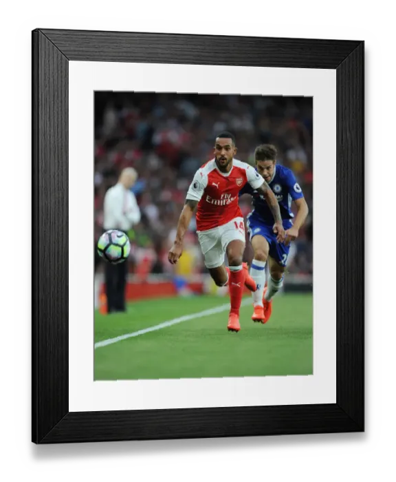 Framed Print : Theo Walcott vs. Cesar Azpilicueta: A Premier League Showdown at the Emirates Framed Print : Theo Walcott vs. Cesar Azpilicueta: A Premier League Showdown at the Emirates