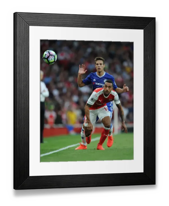 Framed Print : Arsenal vs. Chelsea: The Intense Rivalry - Walcott vs. Azpilicueta, 2016-17 Premier League Battle Framed Print : Arsenal vs. Chelsea: The Intense Rivalry - Walcott vs. Azpilicueta, 2016-17 Premier League Battle