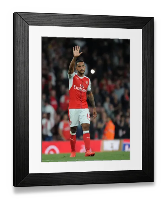 Framed Print : Theo Walcott's Emotional Reaction: Arsenal vs. Chelsea, Premier League 2016-17