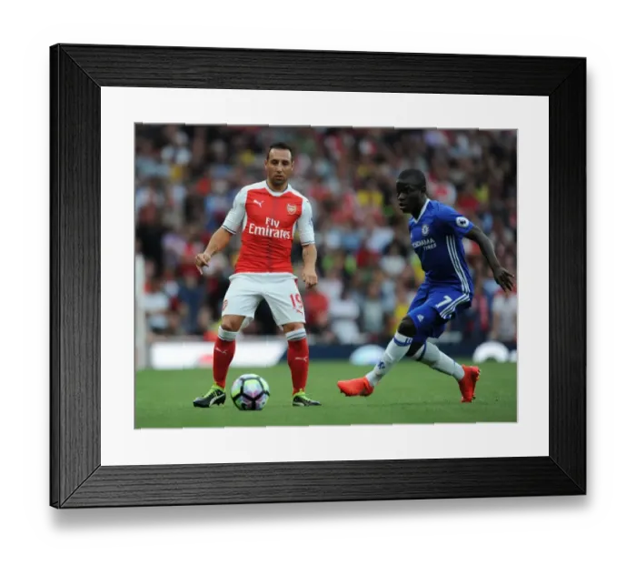 Framed Print : Clash of Midfield Titans: Cazorla vs. Kante - Arsenal vs. Chelsea, Premier League 2016-17 Framed Print : Clash of Midfield Titans: Cazorla vs. Kante - Arsenal vs. Chelsea, Premier League 2016-17