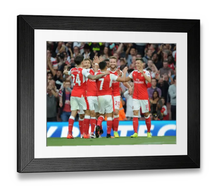 Framed Print : Mesut Ozil Scores Thrilling Hat-Trick Against Chelsea in 2016-17 Premier League Framed Print : Mesut Ozil Scores Thrilling Hat-Trick Against Chelsea in 2016-17 Premier League
