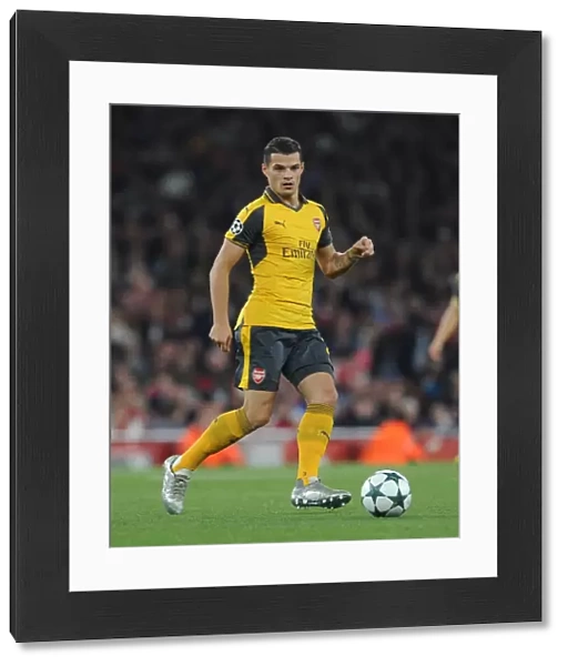 Granit Xhaka: In Action for Arsenal against FC Basel, UEFA Champions League (2016)