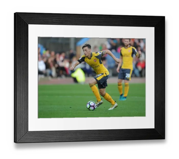 Framed Print : Mesut Ozil: Burnley Showdown, Premier League 2016-17