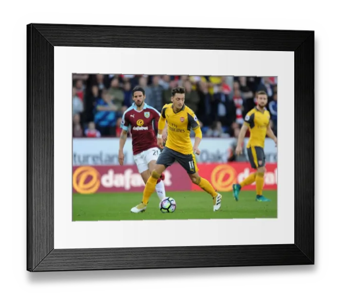 Framed Print : Mesut Ozil: Arsenal's Mastermind in Burnley Showdown, Premier League 2016-17 Framed Print : Mesut Ozil: Arsenal's Mastermind in Burnley Showdown, Premier League 2016-17
