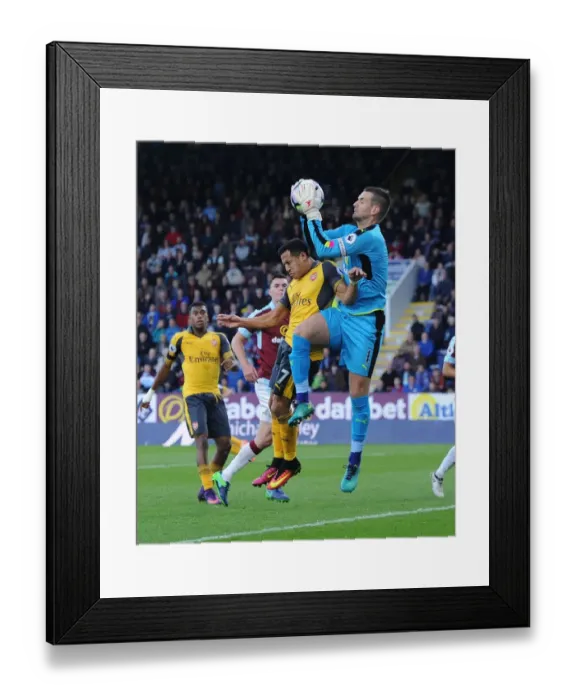 Framed Print : Sanchez vs. Heaton: A Clash of Titans in the Premier League - Burnley vs. Arsenal, 2016-17 Framed Print : Sanchez vs. Heaton: A Clash of Titans in the Premier League - Burnley vs. Arsenal, 2016-17