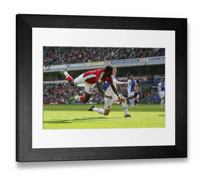 Framed Print : Adebayor Scores the Second: Arsenal's 4-0 Victory over Blackburn Rovers, 2008 Framed Print : Adebayor Scores the Second: Arsenal's 4-0 Victory over Blackburn Rovers, 2008