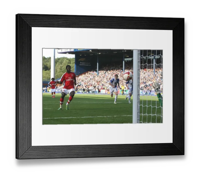 Framed Print : Adebayor's Penalty Stunner: Arsenal Crush Blackburn 4-0 Framed Print : Adebayor's Penalty Stunner: Arsenal Crush Blackburn 4-0
