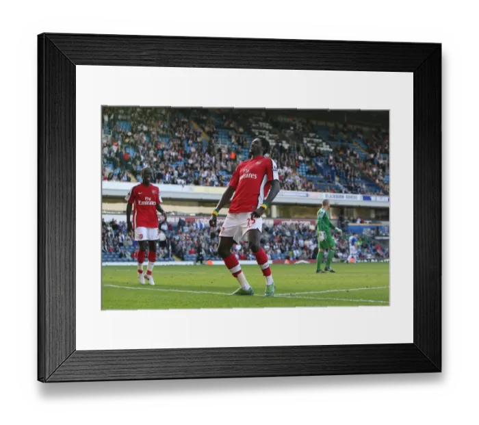 Framed Print : Adebayor's Brace: Arsenal's Dominant 4-0 Win Over Blackburn Rovers, 2008