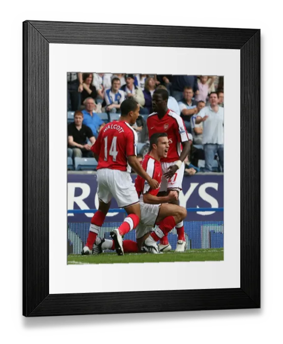 Framed Print : Robin van Persie's Debut Goal: Arsenal's Thrilling 4-0 Victory Over Blackburn Rovers (2008) Framed Print : Robin van Persie's Debut Goal: Arsenal's Thrilling 4-0 Victory Over Blackburn Rovers (2008)