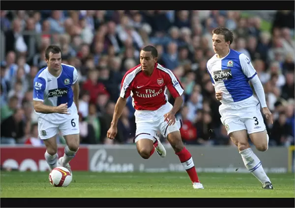 Theo Walcott (Arsenal) Stephen Warnock and Ryan Nelson (Blackburn)