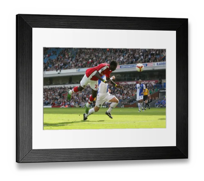 Framed Print : Adebayor Scores the Second: Arsenal's Dominant 4-0 Win Over Blackburn Rovers, 2008 Framed Print : Adebayor Scores the Second: Arsenal's Dominant 4-0 Win Over Blackburn Rovers, 2008
