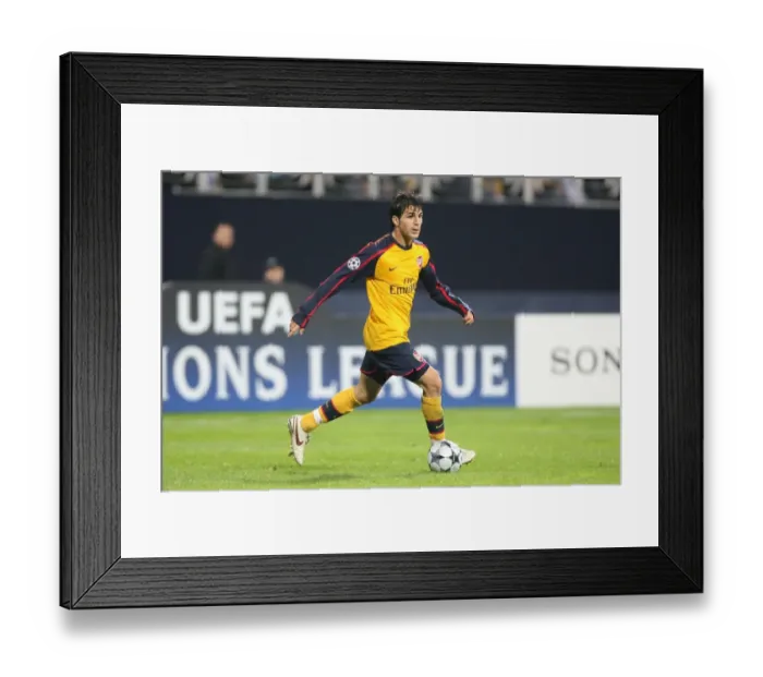 Framed Print : Cesc Fabregas: Battle in Kiev - Arsenal vs. Dynamo 1:1, UEFA Champions League, Group G Framed Print : Cesc Fabregas: Battle in Kiev - Arsenal vs. Dynamo 1:1, UEFA Champions League, Group G