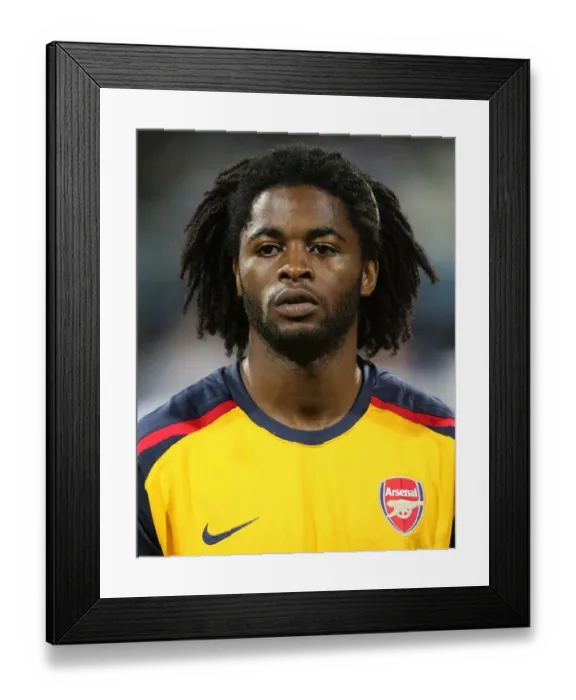 Framed Print : Alex Song: A Force in Arsenal's UEFA Champions League Battle at Valeri Lobanovski Stadium (Dynamo Kiev 1:1)