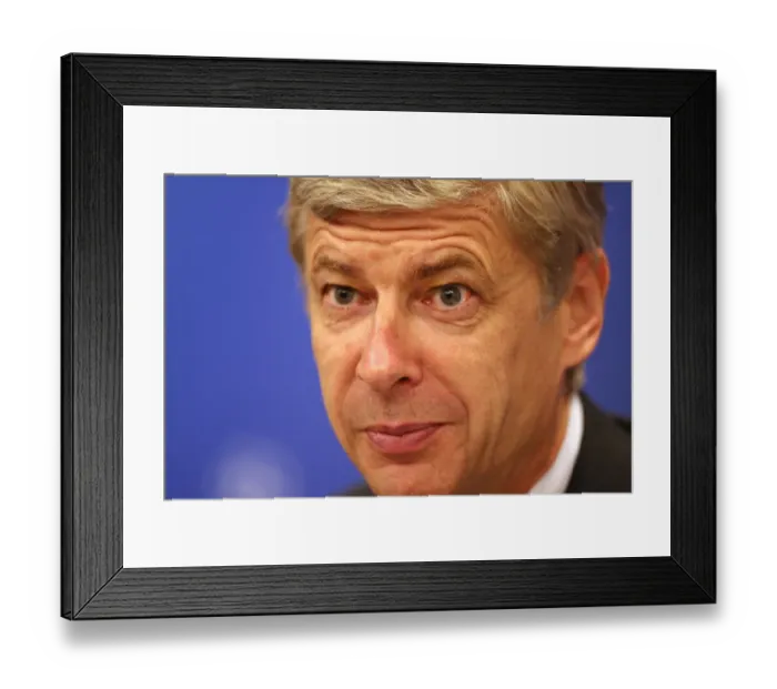 Framed Print : Arsenal manager Arsene Wenger