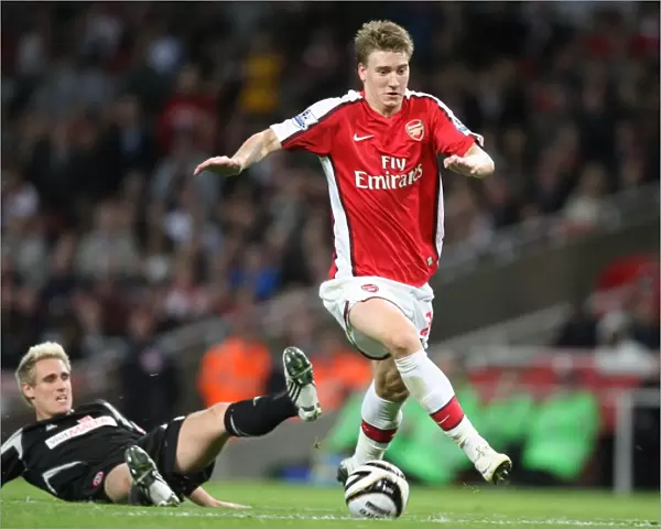 Nicklas Bendtner (Arsenal) Matthew Kilgallon (Sheffield United)