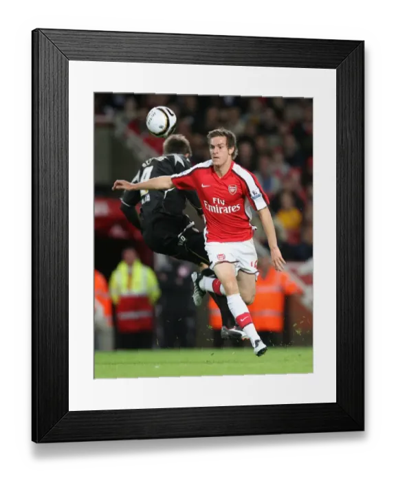 Framed Print : Aaron Ramsey (Arsenal) James Beattie (Sheffield United)