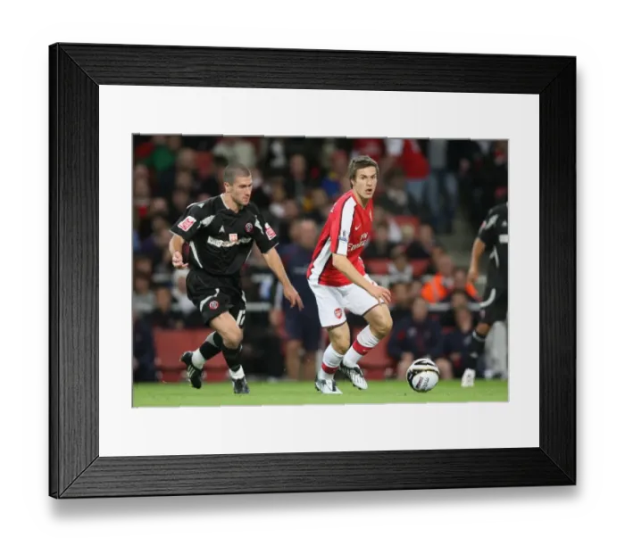 Framed Print : Aaron Ramsey (Arsenal) Nick Montgomery (Sheffield United) Framed Print : Aaron Ramsey (Arsenal) Nick Montgomery (Sheffield United)