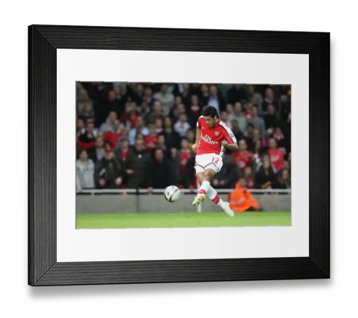 Framed Print : Carlos Vela shoots past Sheffield United goalkeeper Framed Print : Carlos Vela shoots past Sheffield United goalkeeper