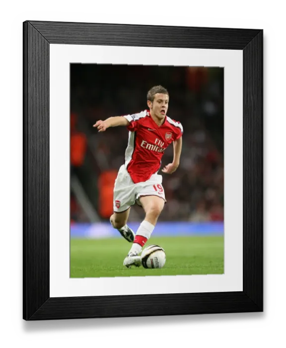 Framed Print : Jack Wilshere's Debut: Arsenal's Historic 6-0 Victory Over Sheffield United in the Carling Cup, 2008