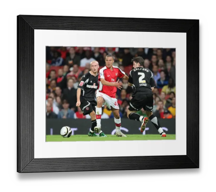 Framed Print : Kieran Gibbs (Arsenal) David Cotterill and Greg Halford (Shef Utd) Framed Print : Kieran Gibbs (Arsenal) David Cotterill and Greg Halford (Shef Utd)