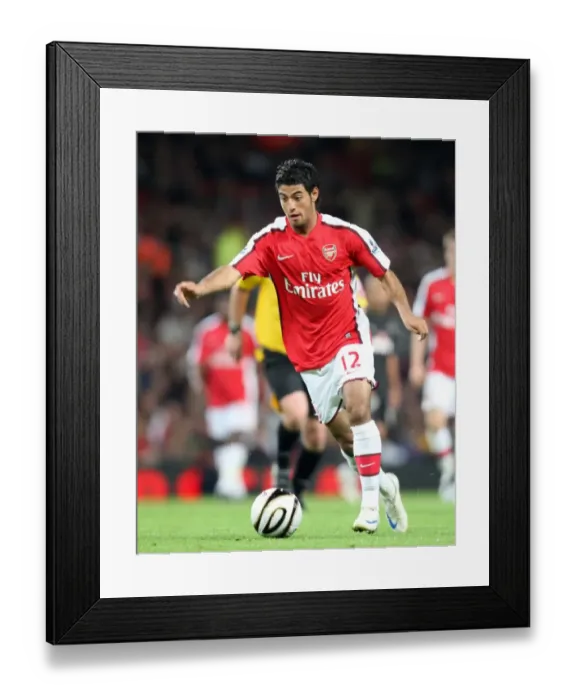 Framed Print : Arsenal's Carlos Vela Shines in 6-0 Carling Cup Victory over Sheffield United Framed Print : Arsenal's Carlos Vela Shines in 6-0 Carling Cup Victory over Sheffield United