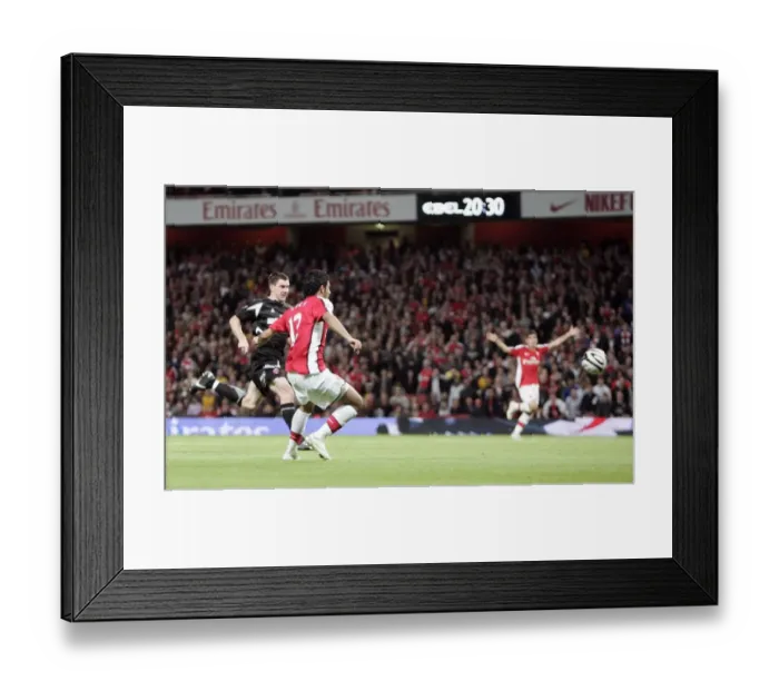 Framed Print : Carlos Vela scores his 1st goal Arsenals 3rd under Framed Print : Carlos Vela scores his 1st goal Arsenals 3rd under