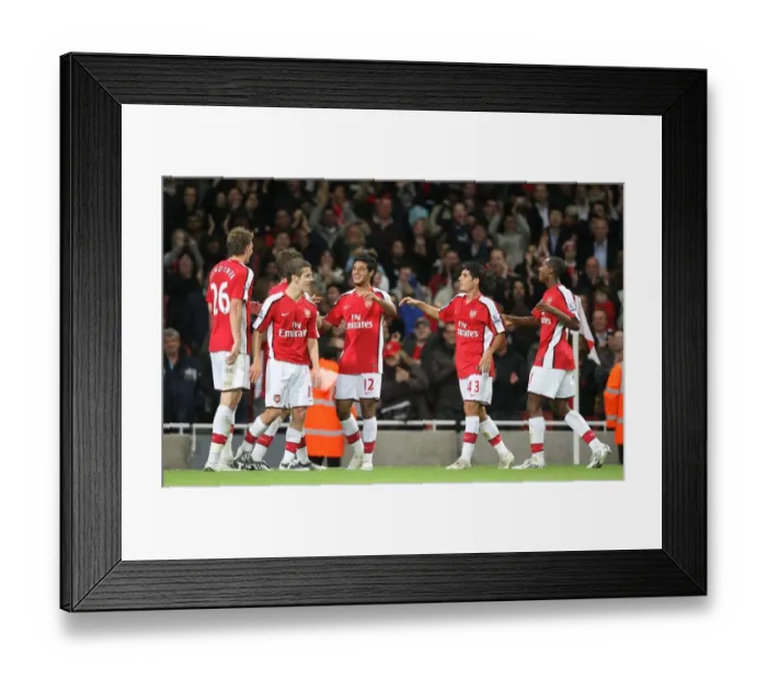 Framed Print : Carlos Vela shoots celebrates scoring the 3rd Arsenal Framed Print : Carlos Vela shoots celebrates scoring the 3rd Arsenal