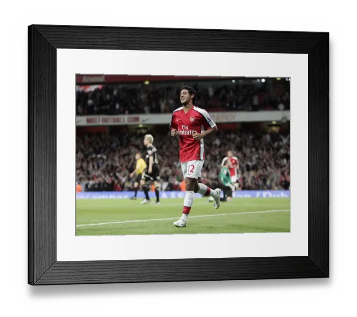 Framed Print : Carlos Vela's Triumph: Arsenal's Historic 6-0 Carling Cup Win over Sheffield United - Vela's First Goal Framed Print : Carlos Vela's Triumph: Arsenal's Historic 6-0 Carling Cup Win over Sheffield United - Vela's First Goal