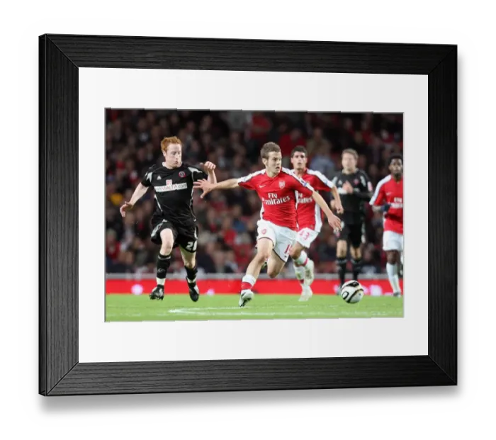 Framed Print : Jack Wilshere (Arsenal) Stephen Quinn (Shef Utd)