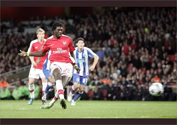 Emmanuel Adebayor scores Arsenals 4th goal his 2nd