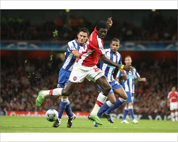 Emmanuel Adebayor (Arsenal) Nelson Benitez (Porto)