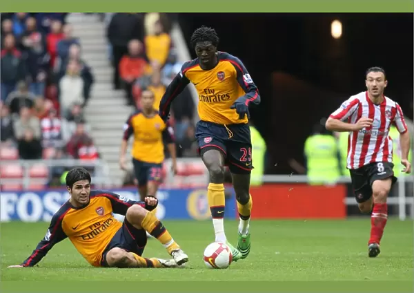 Emmanuel Adebayor and Cesc Fabregas (Arsenal)