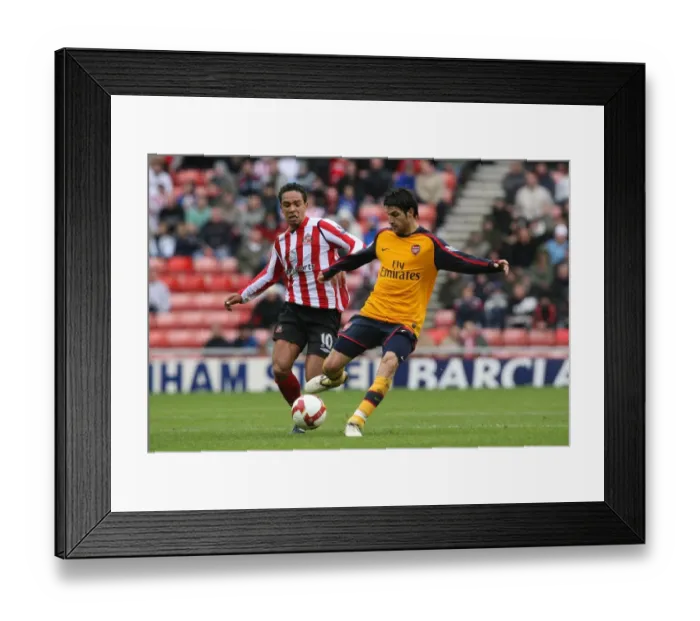 Framed Print : Cesc Fabregas (Arsenal) Kieran Richardson (Sunderland) Framed Print : Cesc Fabregas (Arsenal) Kieran Richardson (Sunderland)