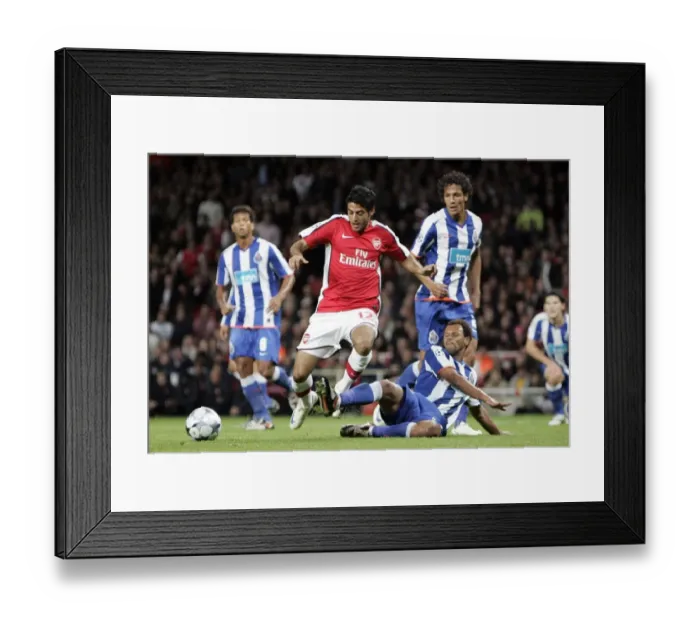Framed Print : Carlos Vela (Arsenal) Rolando (Porto) Framed Print : Carlos Vela (Arsenal) Rolando (Porto)