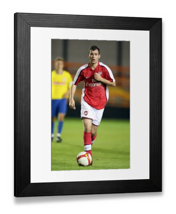 Framed Print : Amaury Bischoff in Action: Arsenal Reserves vs Stoke City Reserves, 6 / 10 / 08