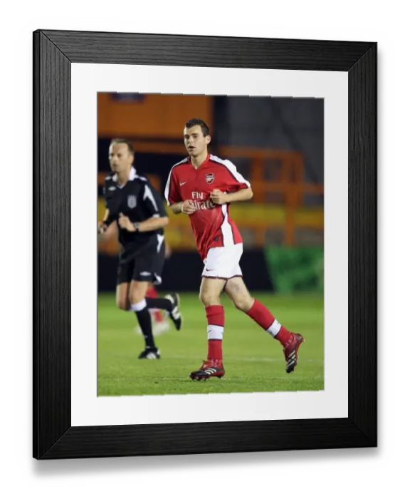 Framed Print : Amaury Bischoff's Dominant Performance: Arsenal's 6-0 Rout of Stoke City Reserves, October 6, 2008