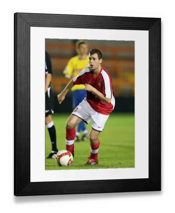 Framed Print : Arsenal's Amaury Bischoff Shines in Dominant 6-0 Win Over Stoke City Reserves, 2008 Framed Print : Arsenal's Amaury Bischoff Shines in Dominant 6-0 Win Over Stoke City Reserves, 2008
