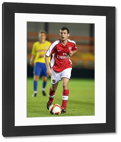 Arsenal's Amaury Bischoff Shines in Dominant 3-2 Win Over Stoke City Reserves, Barclays Premier Reserve League South, 2008