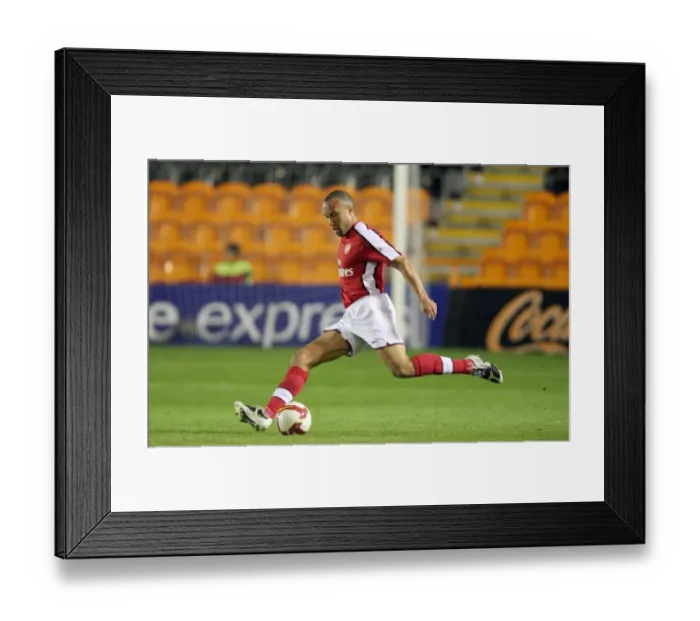 Framed Print : Mikael Silvestre in Action: Arsenal vs Stoke City - Barclays Premier Reserve League South, 6 / 10 / 08 Framed Print : Mikael Silvestre in Action: Arsenal vs Stoke City - Barclays Premier Reserve League South, 6 / 10 / 08