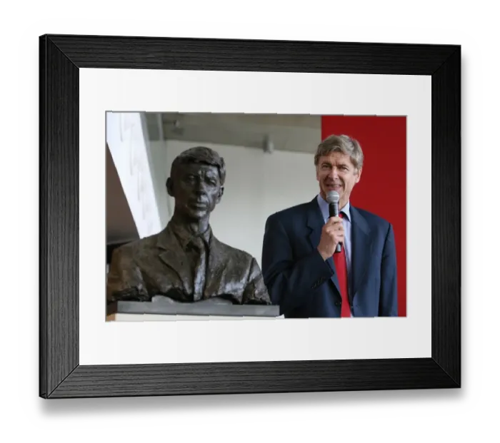 Framed Print : Arsene Wenger: The Arsenal Manager's Bust Unveiled at AGM, Emirates Stadium (October 18, 2007) Framed Print : Arsene Wenger: The Arsenal Manager's Bust Unveiled at AGM, Emirates Stadium (October 18, 2007)