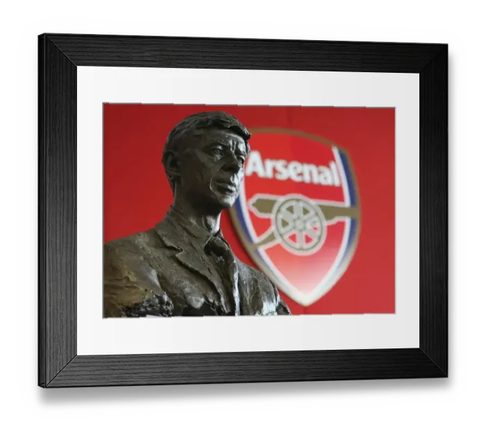 Framed Print : Arsene Wenger Unveiling: The Unveiling of Arsene Wenger's Bust at Arsenal Football Club, Emirates Stadium (2007) Framed Print : Arsene Wenger Unveiling: The Unveiling of Arsene Wenger's Bust at Arsenal Football Club, Emirates Stadium (2007)