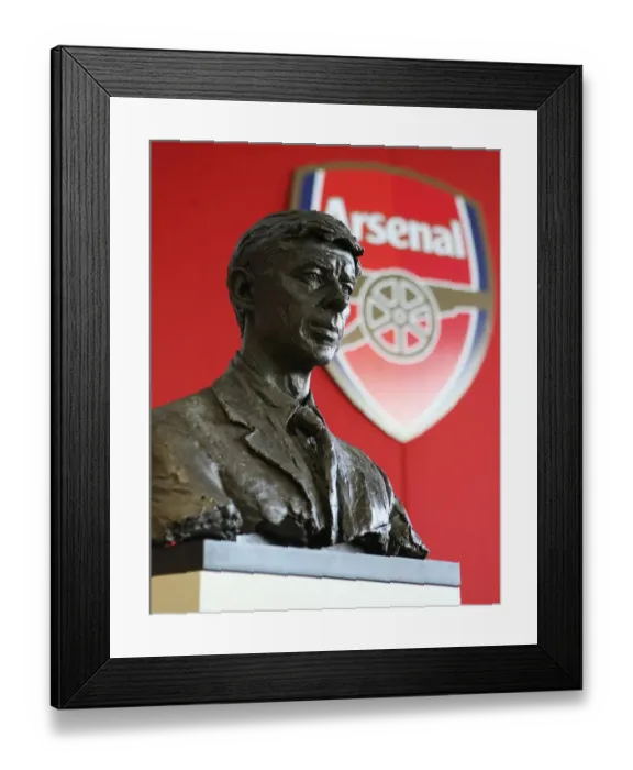 Framed Print : The Arsene Wenger bust Framed Print : The Arsene Wenger bust