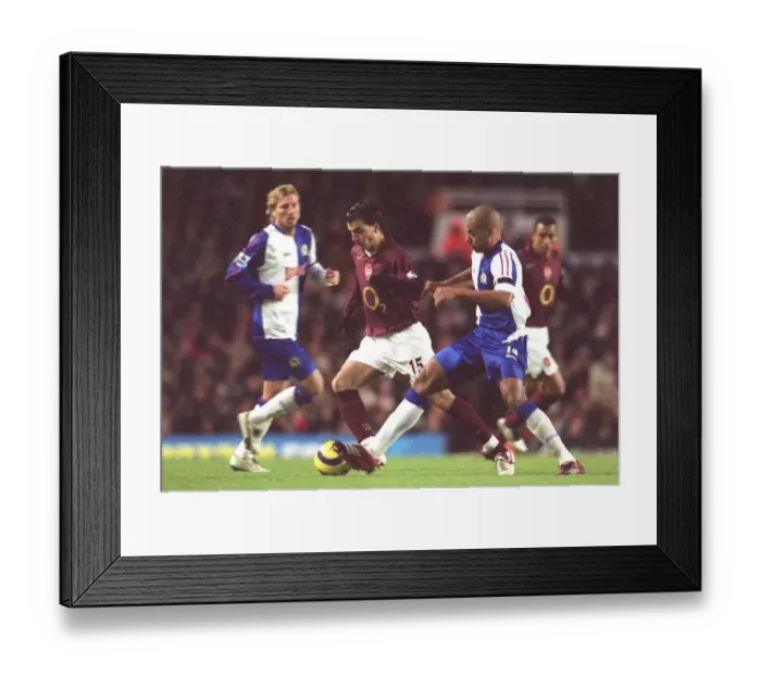 Framed Print : Cesc Fabregas Triumph: Arsenal 3-0 Blackburn Rovers, 2005 Framed Print : Cesc Fabregas Triumph: Arsenal 3-0 Blackburn Rovers, 2005