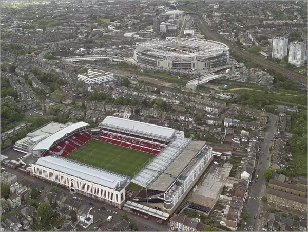 Emirates Stadium and Arsenal Stadium