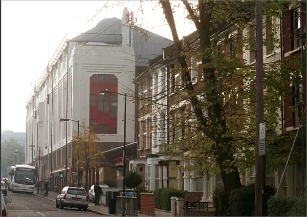 East Stand and Avenell Road. Arsenal Stadium, Highbury, London, 22  /  11  /  05