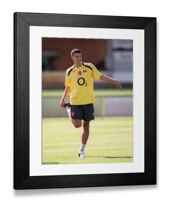 Framed Print : Robin van Persie (Arsenal). Arsenal Pre Season Training Framed Print : Robin van Persie (Arsenal). Arsenal Pre Season Training