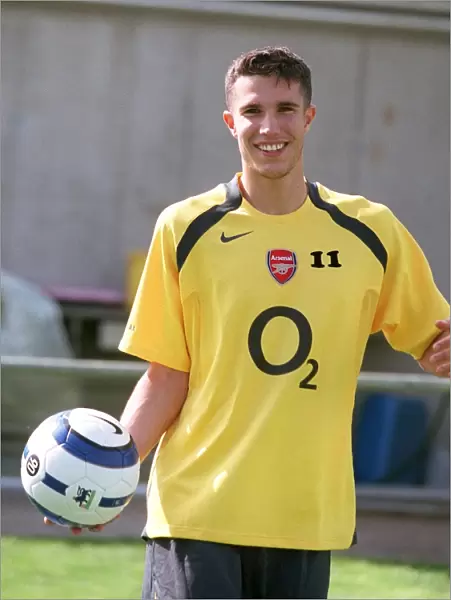 Arsenal's Robin van Persie in Pre-Season Training, Austria 2005