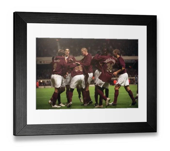 Framed Print : Jose Reyes Goal Celebration: Arsenal's Triumph over Reading in Carling League Cup (3:0)