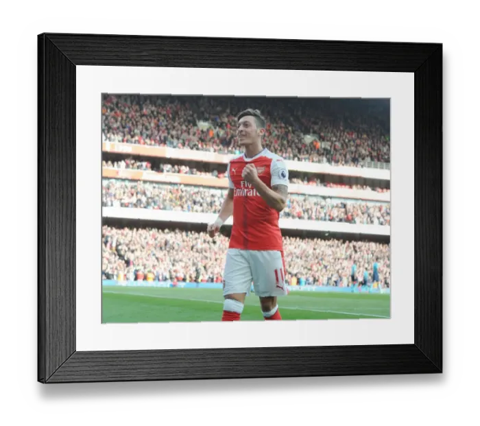 Framed Print : Mesut Ozil Scores the Third Goal: Arsenal's Triumph over Swansea City (Premier League 2016-17) Framed Print : Mesut Ozil Scores the Third Goal: Arsenal's Triumph over Swansea City (Premier League 2016-17)