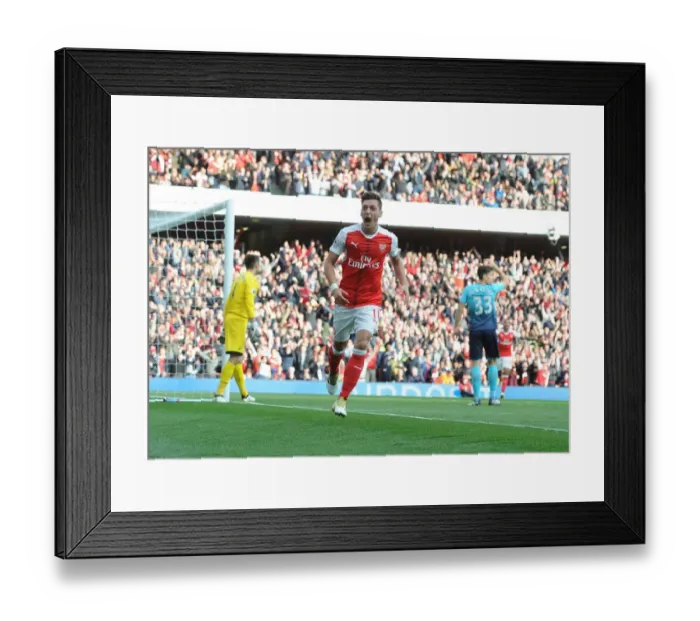 Framed Print : Mesut Ozil Scores the Third Goal: Arsenal's Victory over Swansea City, Premier League 2016-17 Framed Print : Mesut Ozil Scores the Third Goal: Arsenal's Victory over Swansea City, Premier League 2016-17